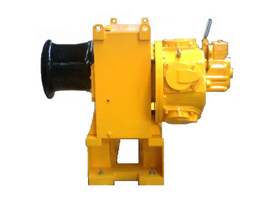 QJP-100 Pneumatic Winch with 31m Drum Capacity and Automatic Load-Holding Brake for Oilfield Lifting - CE and ISO Certified