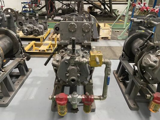 Industrial Pneumatic Hoist with Aluminum Alloy Housing Material and Overload Protection