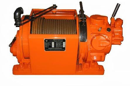 XJFH-5/35LS Pneumatic Air Winch 50ft/min 50kN With Double Brake